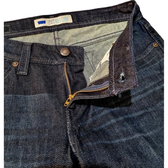 Levis Bold Curve Womens Indigo Denim Bootcut Leg Jeans Size 11 - W31 X L32 - Picture 7 of 9